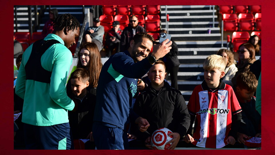 A photo from City's Open Training Session
