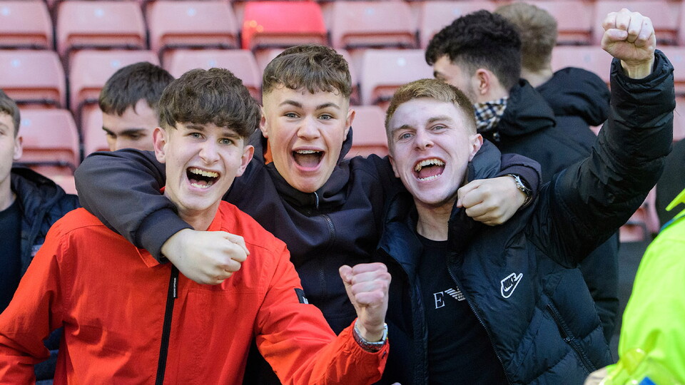 Lincoln City supporters