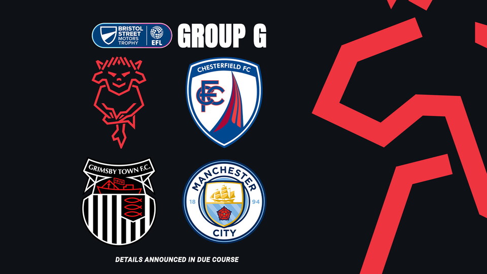 Bristol Street Motors Trophy group stage graphic.