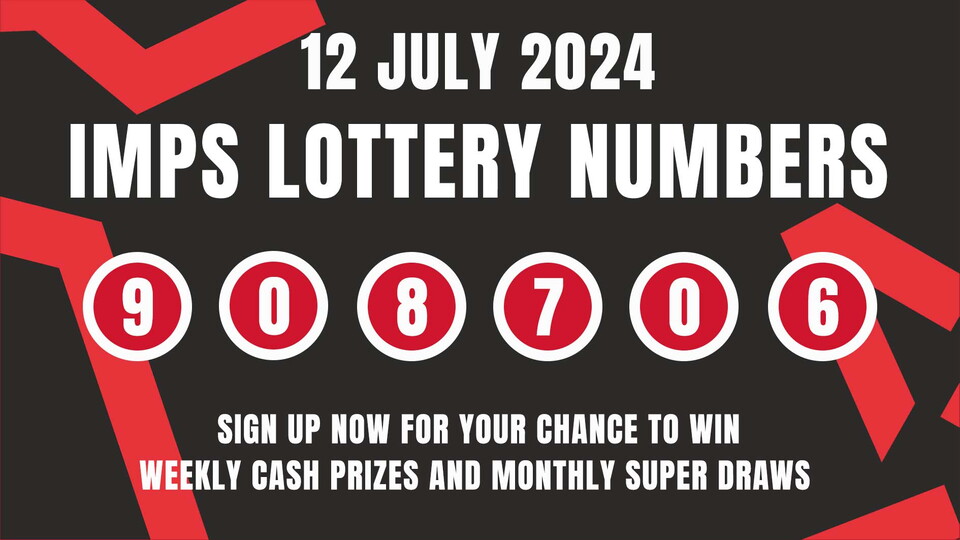 Imps lottery winning numbers