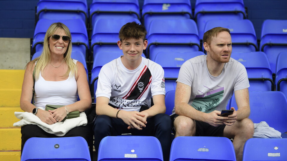 Fans at Oldham Athletic.