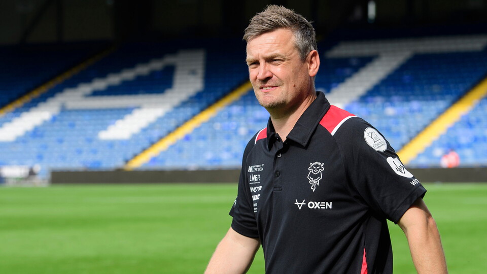 Michael Skubala pictured at Oldham Athletic.