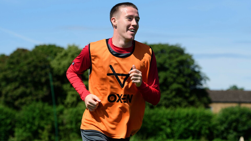 Jack Moylan in training.