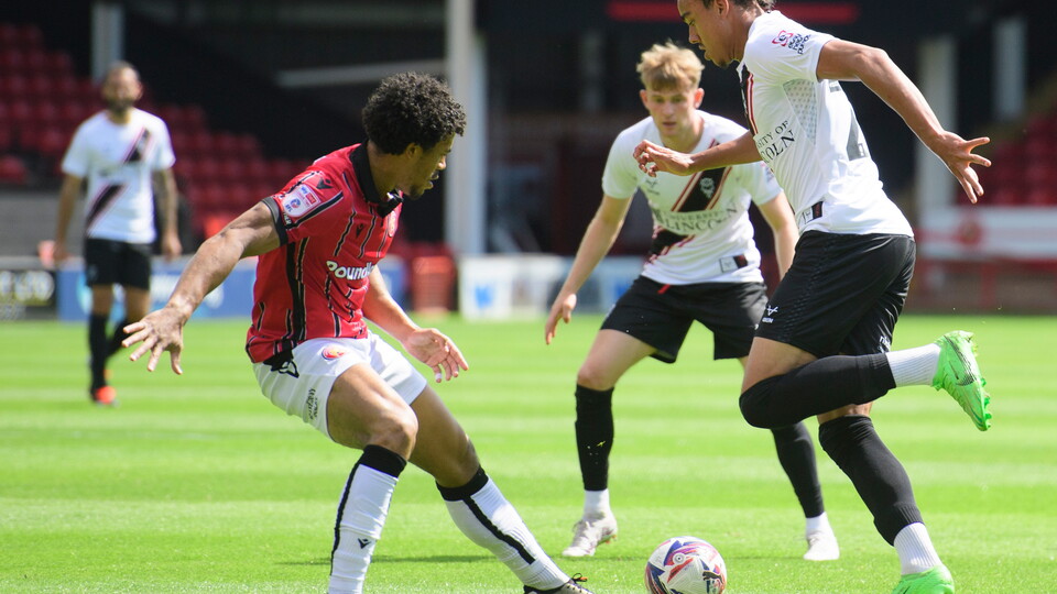 Jovon Makama in action