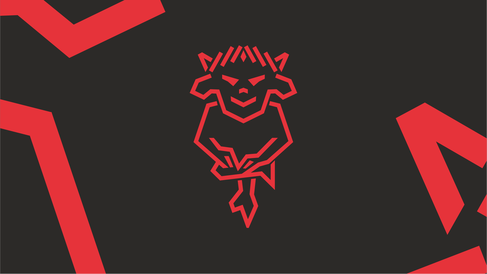 A graphic of the Lincoln City badge against a black background