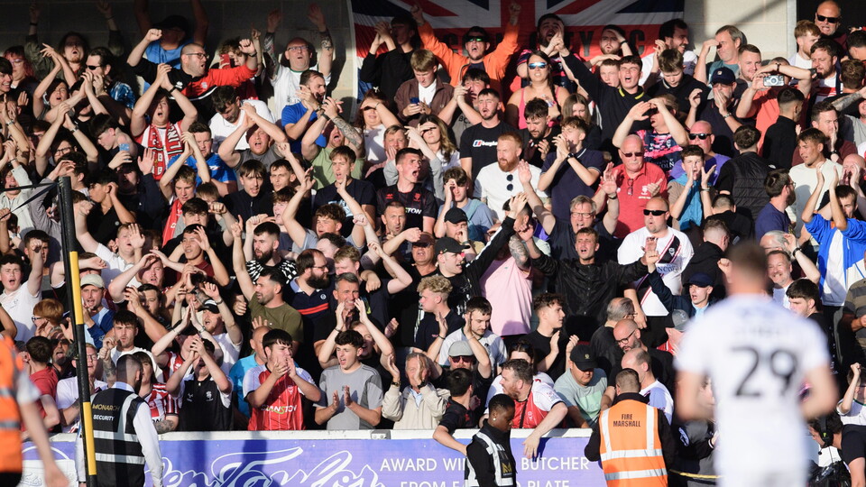 Fans at Burton Albion.