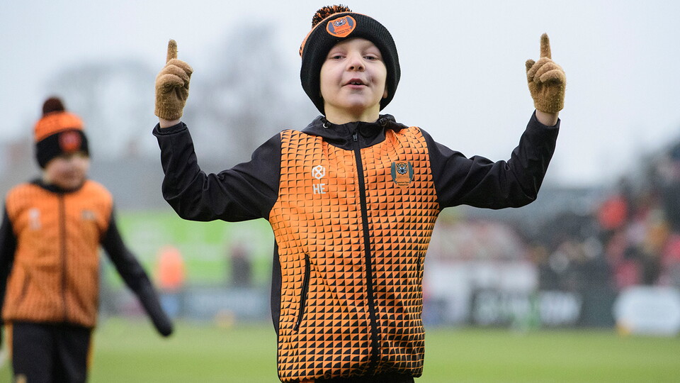 A matchday experience image from City's 1-1 home draw against Cambridge United.