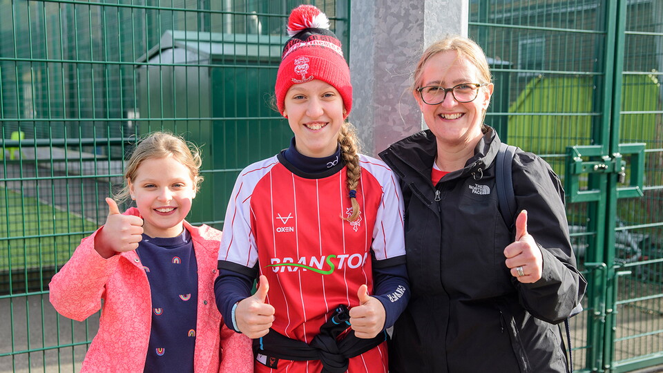A fan image from City's home game against Burton Albion.
