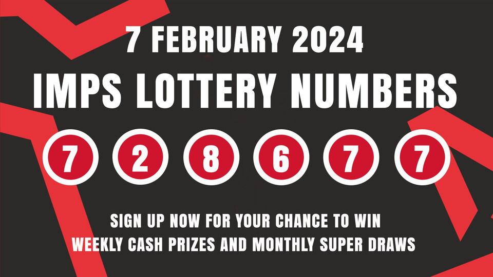 Lottery numbers: 728677