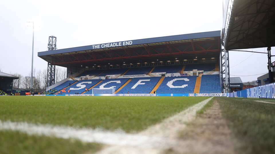 An image of Edgeley Park.