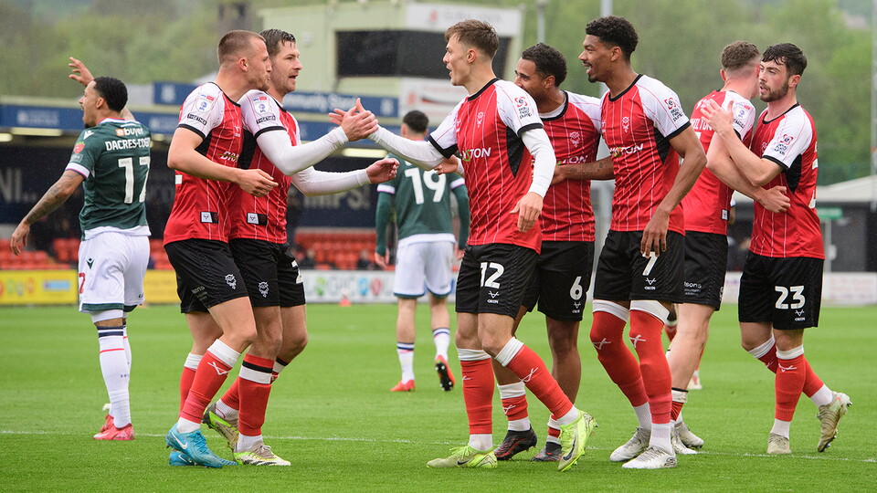 A match photo from City's 4-2 home win against Bolton Wanderers.