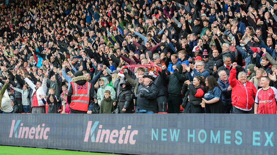 A fans photo from City's home game against Bolton Wanderers.