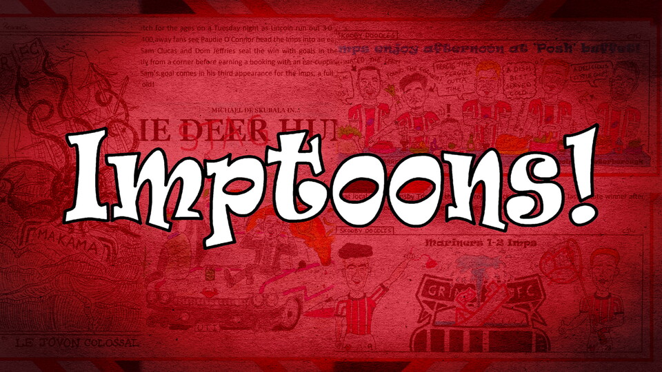 A graphic displaying the Imptoons logo. 