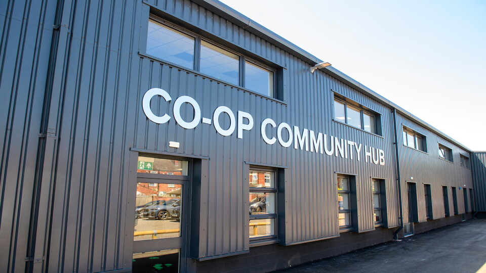 The official opening of the Co-op Community Hub, home of the Lincoln City Foundation, at LNER Stadium.