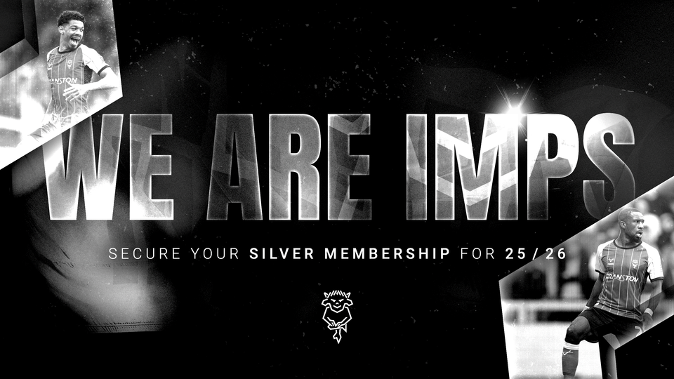 A silver graphic which reads We Are Imps