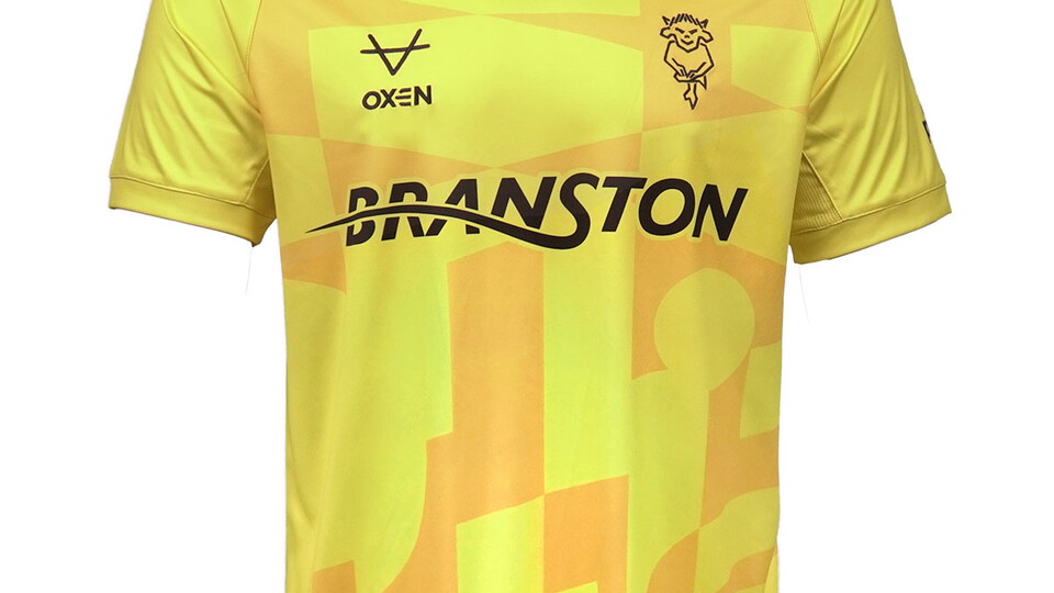 Lincoln City's 25/26 replica home goalkeeper shirt