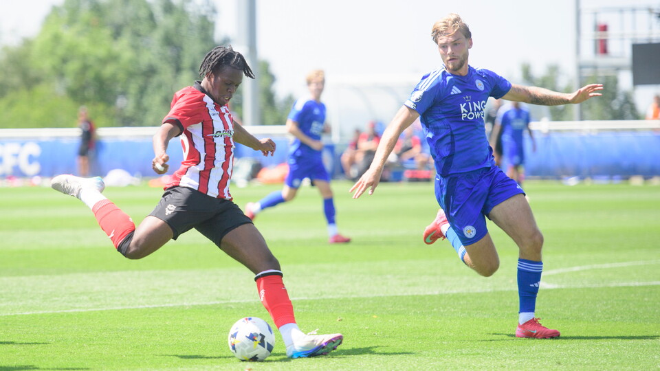 Zane Okoro of Lincoln City during the pre-season friendly match between Leicester City U21 and Lincoln City at Leicester City’s training ground, Seagrave.