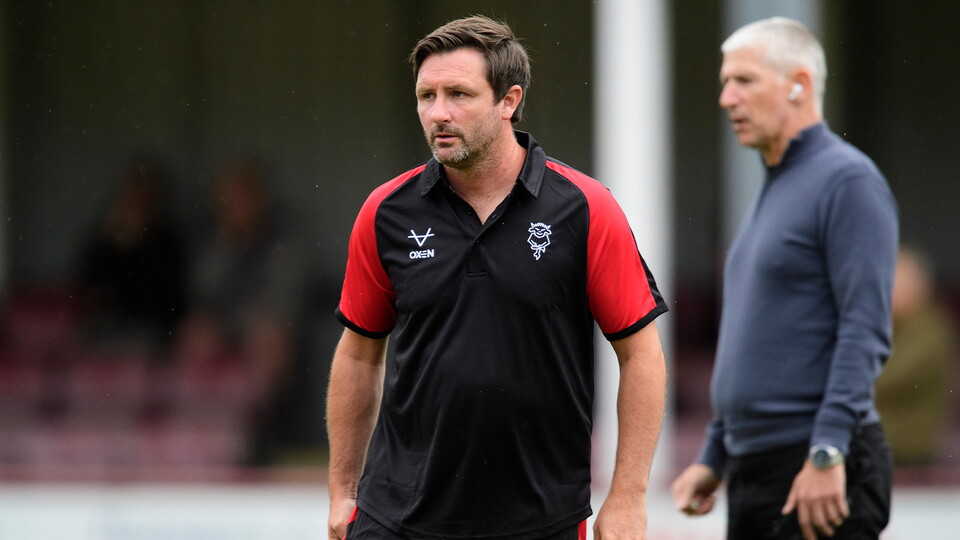 Sam Tillen, head coach of Lincoln City U18