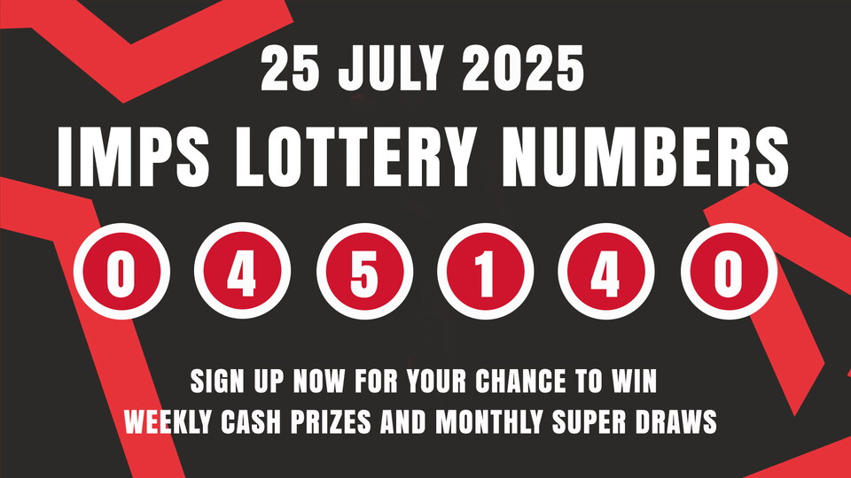 Lottery winning number: 045140