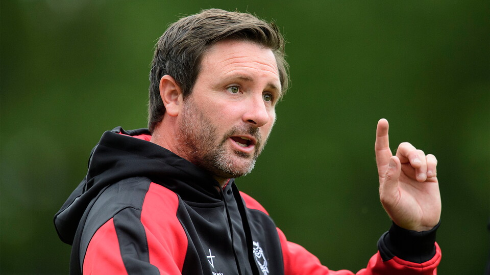 Sam Tillen, head coach of Lincoln City U18