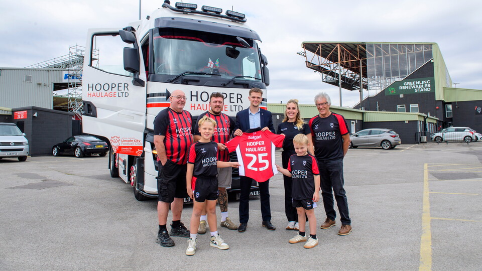 Lincoln City commercial partnership - Hooper Haulage Ltd