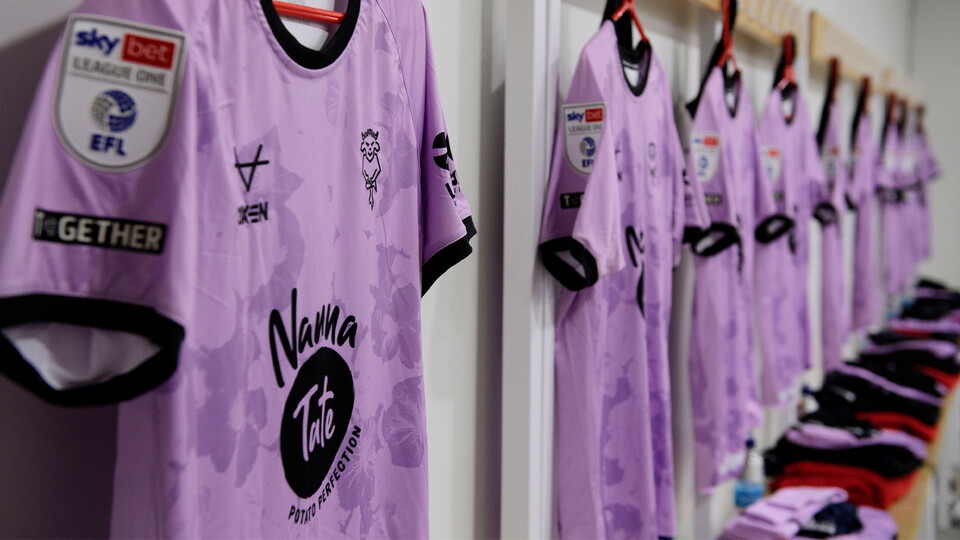 A view from the Imps changing room ahead of the away game at AFC Wimbledon