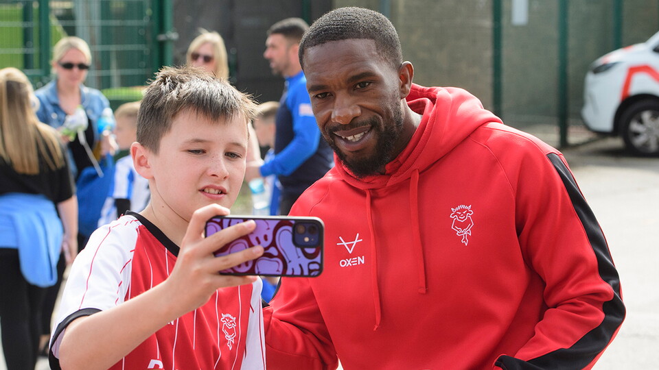 A fans image from City's home game against Wigan Athletic