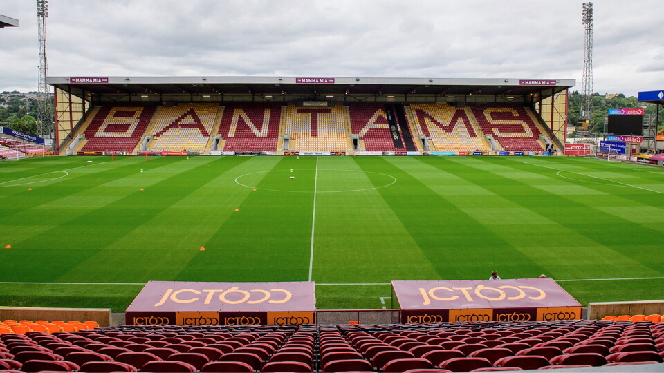 A picture of the University of Bradford Stadium, home of Bradford City Football Club.