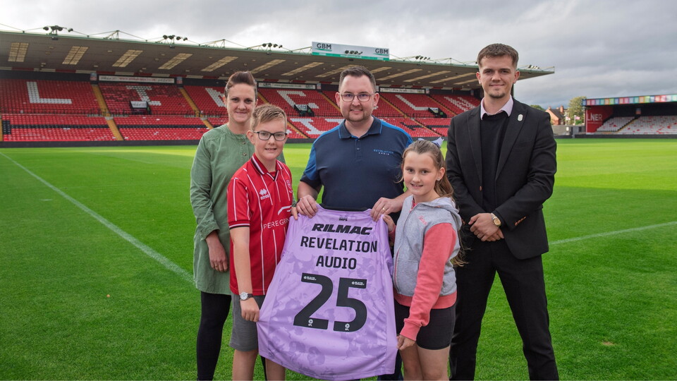 Lincoln City commercial partnership | Bobby Copping, head of commercial of Lincoln City with Revelation Audio.