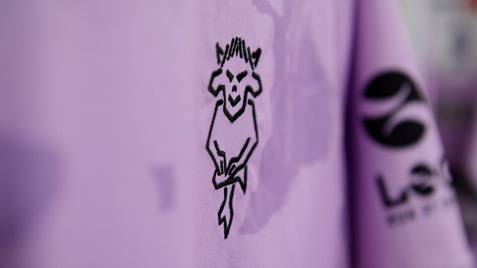 Lincoln City third shirt in the changing room prior to the EFL Sky Bet League One match between AFC Wimbledon and Lincoln City at The Cherry Red Records Stadium, Wimbledon.