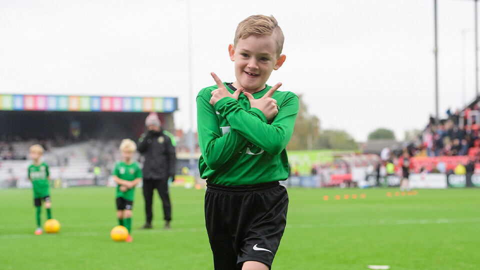 A matchday experience image from City's game against Stevenage