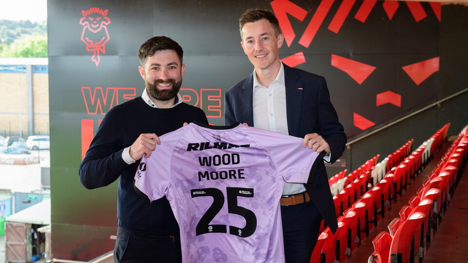Lincoln City commercial partnership | Bobby Copping, head of commercial of Lincoln City with Wood Moore