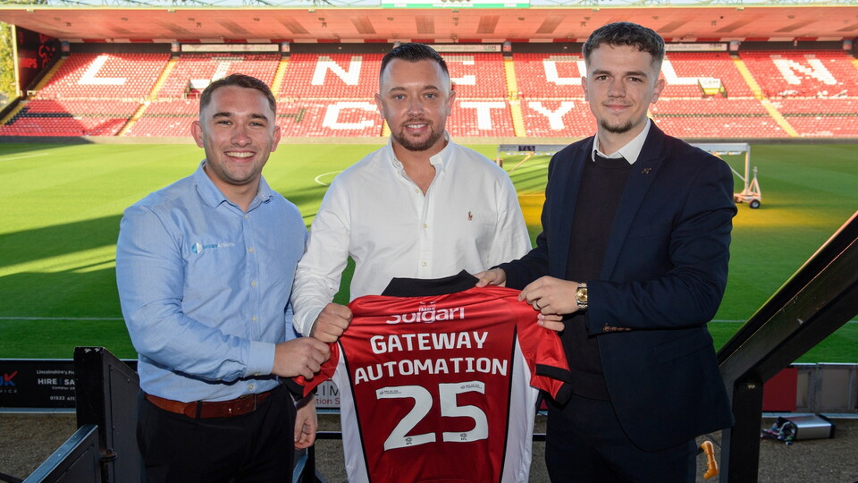 Lincoln City commercial partnership announcement with Gateway Automation.