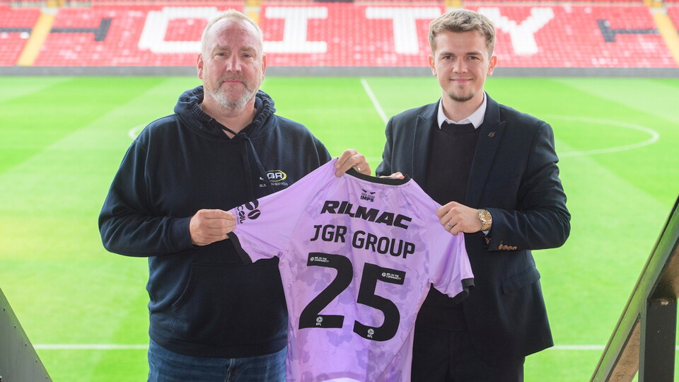 Lincoln City commercial partnership | Bobby Copping, head of commercial of Lincoln City with JGR Group.