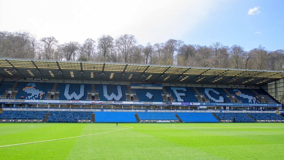 A general view of Adams Park, home of Wycombe Wanderers prior to the EFL Sky Bet League One match between Wycombe Wanderers and Lincoln City at Adams Park, High Wycombe.