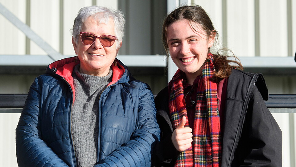 A fans image from the Imps’ away Emirates FA Cup first round game at Salford City