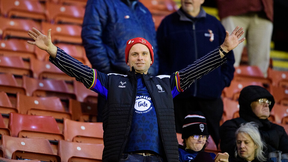 A fans image from City's away game at Barnsley 