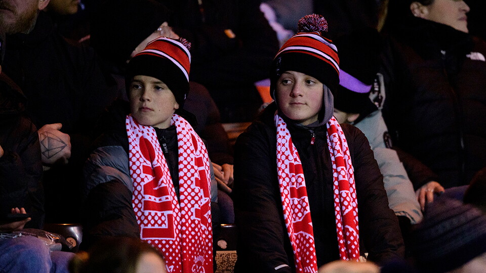 A fans image from City’s 1-0 win over Port Vale