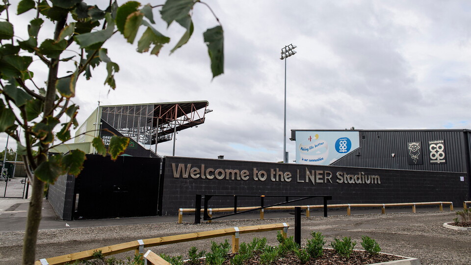 A view from outside the LNER Stadium