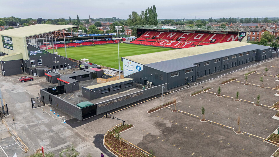 A view from outside the LNER Stadium