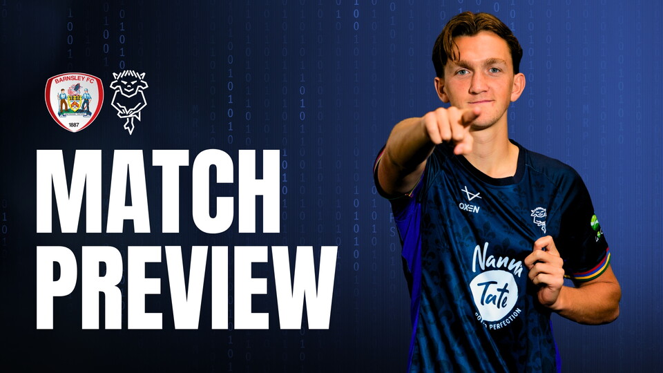 A match preview graphic for Barnsley v Lincoln City on Tuesday 11, 7pm KO.