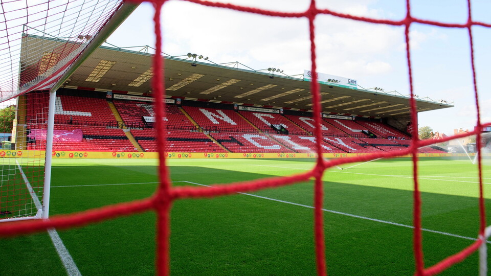 A general view of LNER Stadium, home of Lincoln City, showing the GBM Stand prior to the Vertu Trophy Northern Section group D match between Lincoln City and Manchester United U21 at LNER Stadium, Lincoln.