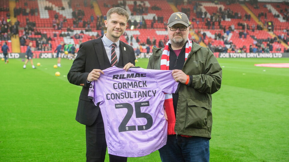 Lincoln City commercial partnership announcement with Cormack Consultancy prior to the EFL Sky Bet League One match between Lincoln City and Doncaster Rovers at LNER Stadium, Lincoln.