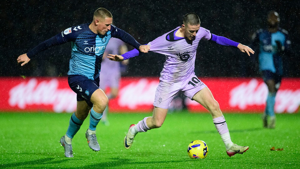 A match image from City’s away game at Wycombe Wanderers