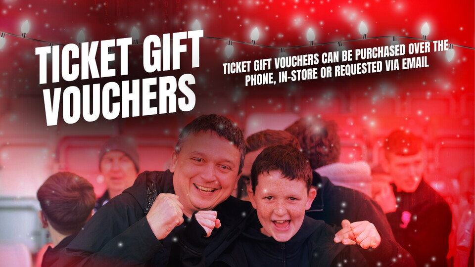 A ticket gift voucher graphic