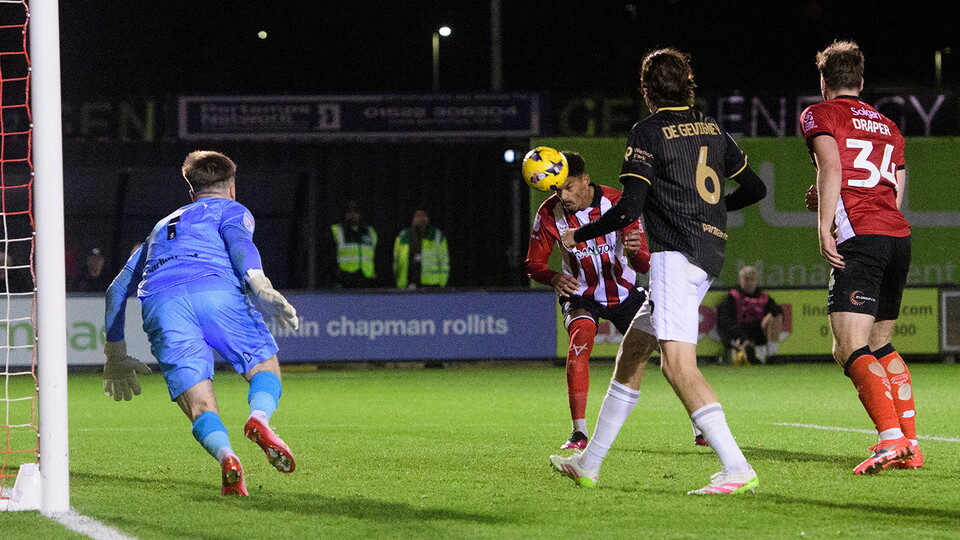 A match action image from City’s game vs Barnsley