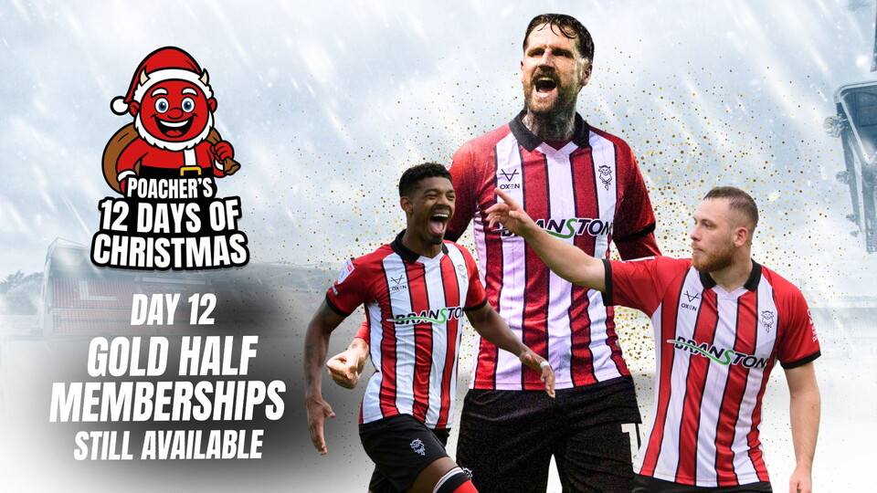 Lincoln City players celebrating