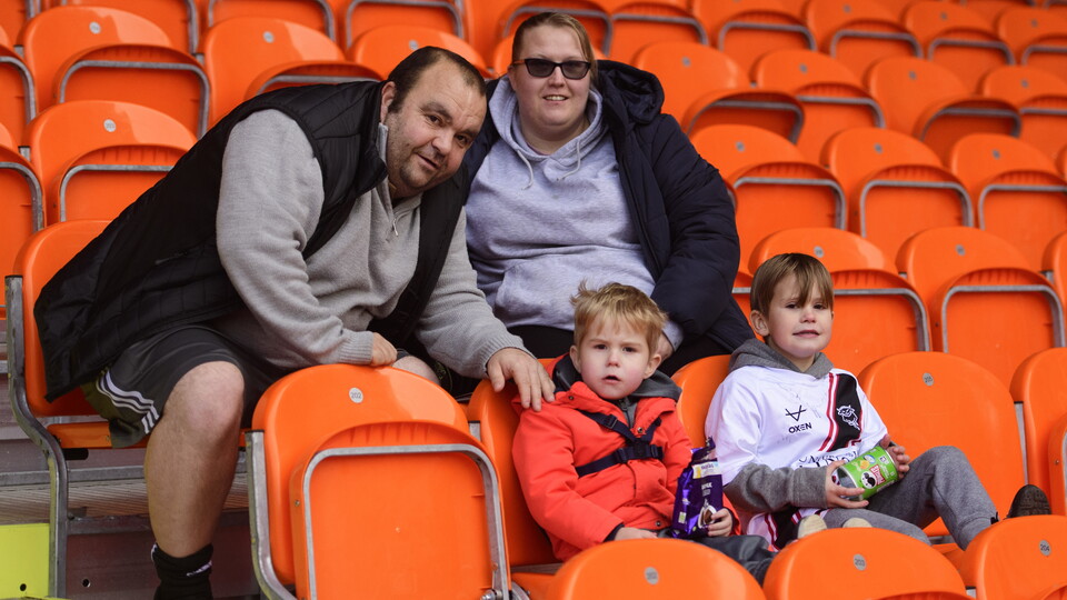Lincoln City fans at Blackpool