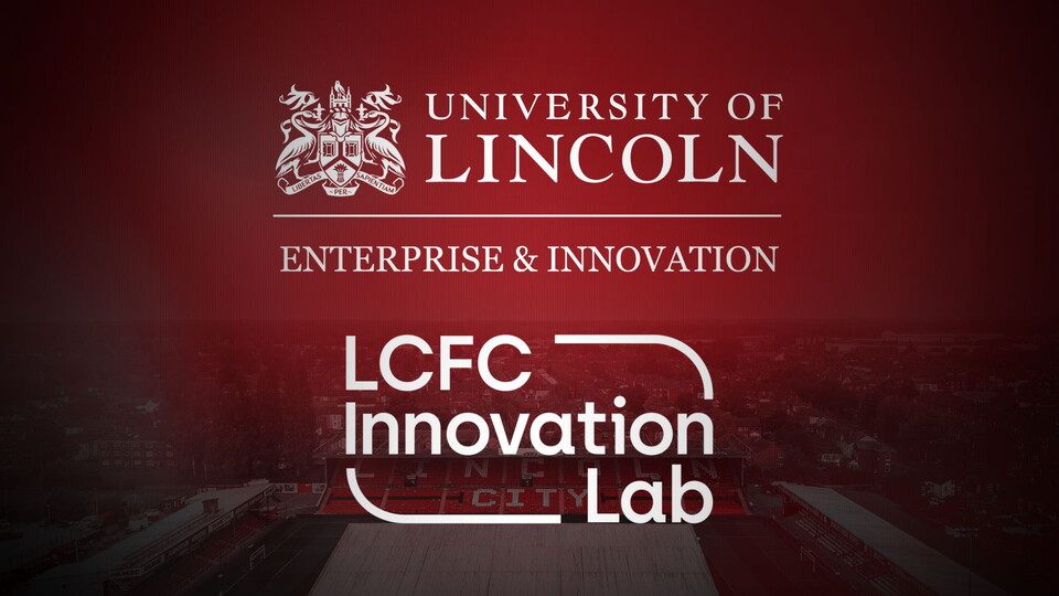 The University of Lincoln and LCFc Innovation Lab logos