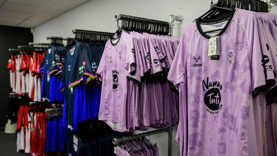 Lincoln City’s club shop prior to the EFL Sky Bet League One match between Lincoln City and Reading at LNER Stadium, Lincoln.